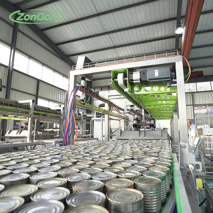 automatic loading and unloading system for canning PP bottle(001)