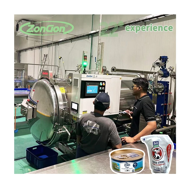 Industrial Food Autoclave Sterilizer For Glass BottlesJars